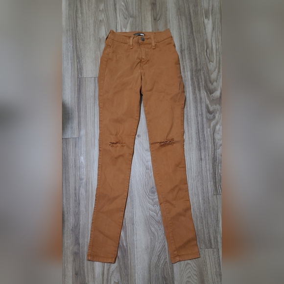 Fashion Nova Brown Skinny Pant Size 3 (w 25) - Picture 1 of 6